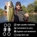 Fishing Swivels 25~100Pcs Stainless Steel Rolling Barrel Swivels Fishing Line Connector Micro Swivel Solid Rings Fishing Tackle_desvips.com