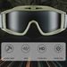 Sports Eyewears Tactical Goggles With Superior Anti Fog Feature Durable Frame Crystal Clear Lenses_desvips.com