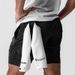 Summer Sports Shorts For Men, Trendy Brand, Youth Anti-Exposure Double-Layer Shorts, Multi-Pocket, Quick-Dry, Breathable_desvips.com