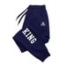 Autumn Winter Men's Sports King Elastic Waist Casual Pants_desvips.com