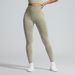 Women's High-Waisted Seamless Fitness Suit Sand Washed Sportswear Yoga Outerwear European American Style_desvips.com
