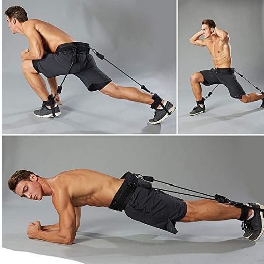 Vertical Trainer Basketball Track And Field Exercise Leg Explosion Power Jump Rope Resistance Band Training_desvips.com