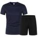 Men's Clothing Casual Spot T-Shirt Shorts Thin Breathable Sports Suit_desvips.com