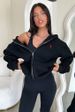 Foreign Trade Autumn Winter Small Label Hooded Cardigan Sweatshirt Fashion Print Loose Plus Size British Youth Zier_desvips.com