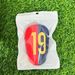 Shin Guard Red And Blue Straight Spelling Number 19 Extra Small Football Shin Pads Mini Mini Shin Pads Training Supplies_desvips.com