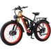 KETELES K800 PRO Full Suspension Electric Bike, 48V 23Ah Battery,Hydraulic Disc Brakes_desvips.com