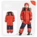 Outdoor Single And Double Board Luminous Windproof Waterproof Thickened Warm One-piece Children's Ski Suit_desvips.com