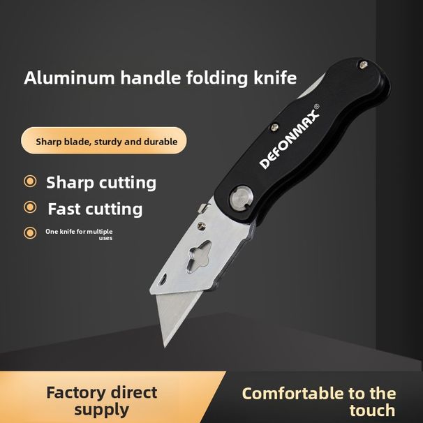 Manufacturer Supplies Utility Folding Practical Kni, Trapezoidal Blades Wholesale, Metal Paper Cutters, Wallpaper_desvips.com