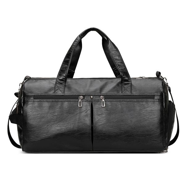 Travel Gym With Wet Dry Shoe Pocket Portable Fitness Shoulder Crossbody Luggage Duffle Carry On Weekender Bag_desvips.com