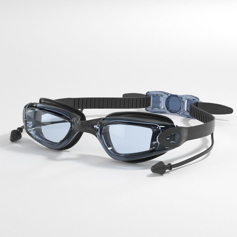 Swimming Goggles For Adults Waterproof And Fog Proof High Definition Large Frame Electroplated Swimming Goggles Myopia Goggles Men And Women_desvips.com