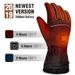 Heated Gloves For Men/Women – 3-Temperature Electric Ski Gloves (5000mAh & Windproof)_desvips.com