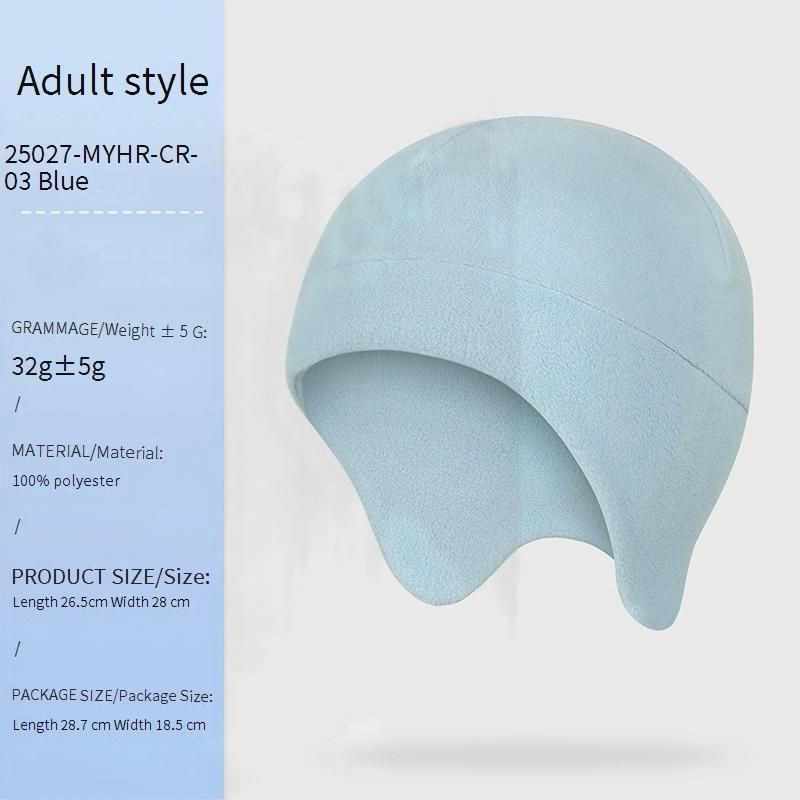 Unisex Fleece-Lined Thermal Ear Cover Beanie For Outdoor Sports - Skiing, Cycling, Hiking (Black, Gray, Blue, Purple) - Adult & Kids Sizes_desvips.com