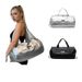 Dry And Wet Separation Gym Bag, Short Trip Travel Bag, Independent Shoe Compartment, PU Leather Tote/crossbody Sports Storage Bag_desvips.com