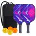 Fitness Equipments Pickleball Racket Glass Fiber Honeycomb Core Outdoor Sports Carbon Pickleball_desvips.com