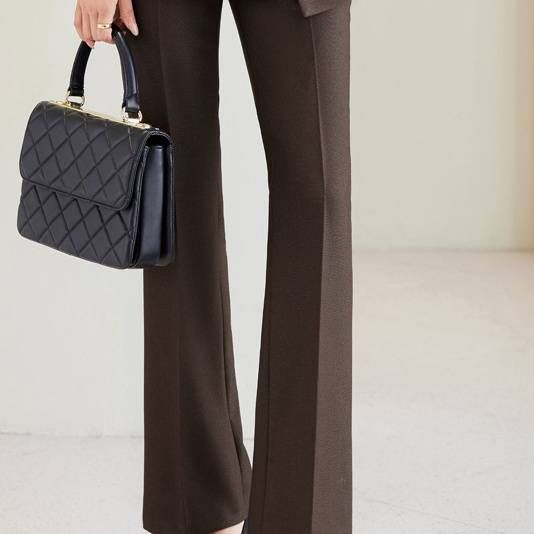 Women's Clothing Business Commuter Interview Suit Jacket Two-Piece Set_desvips.com