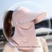 Women's UV Protection Face Mask - UPF50+ Sun Shield With Adjustable Neck Cover Breathable Mesh For Cycling/Hiking/Travel Multi-Purpose Sun Hat_desvips.com