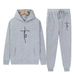 New Trendy Brand European Size Unisex Fashion Casual Sports Sweatshirt Set Couple Hoodie Wholesale_desvips.com