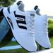 Spring Nw Styl Mn's Sport Brathabl Lathr Surfac Anti-slip Watrproof Casual Shos Round To Flat Hl_desvips.com