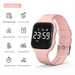 Square Waterproof Female Students, Elegant And Simple Sports Bracelet, High-end Luminous Vibration Alarm Electronic_desvips.com