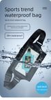 Big Phone Compatible Waterproof Running Fanny Pack Large Capacity Sports Waist Bag For Outdoor Cycling Hiking Fishing_desvips.com