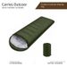Envelope sleeping bag Outdoor camping sleeping bag Thickened hollow cotton winter sleeping bag for adults_desvips.com