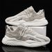 2026 Fashion Sneakers Forrest Gump Shoes Youth/Men PU+Mesh Low Top Lace-Up Breathable Non-Slip Wear-Resistant Lightweight Running Shoes_desvips.com