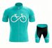 New Summer Bicycle Cycling Jersey Short Sleeve Set For Men And Women Breathable Road Bike Riding Gear_desvips.com