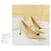 Shoes BIGTREE Woman Pumps Classic Basic Metal Decoration Pointed Toe Quality Ck 7Cm Thin New High Heels Mature Lady_desvips.com