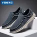 Spring Summer Mens Casual Canvas Breathable And Lazy Soft Soled Vulcanized Outdoor Sports Walking Driving Shoes 241205_desvips.com