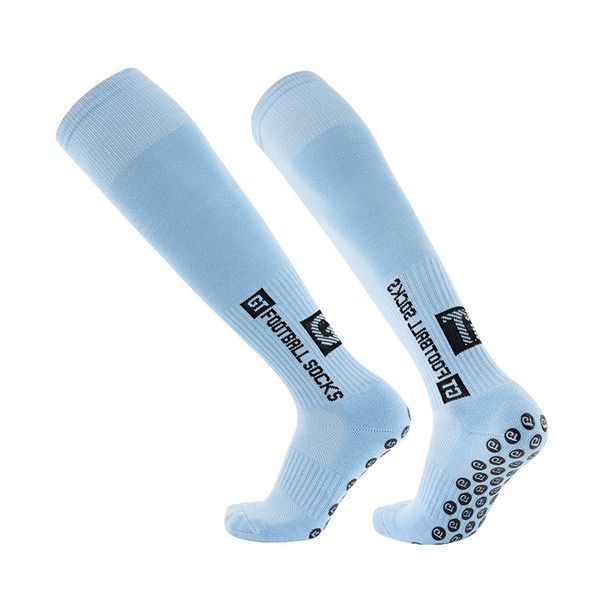 Anti-Slip Cushioned Football Socks - Breathable Cotton Long Socks For Men, Women & Kids - Enhanced Grip & Shock Absorption For Soccer, Running_desvips.com