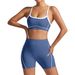 Women's Quick Drying Fitness Sports Set Tight Fitting Yoga Outdoor Running Clothing High Elastic Spring Summer_desvips.com