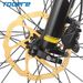 TOOPRE Bicycle Brake 160/180mm Mountain Bike Gold G3/HS1 Six-Spoke Rotor_desvips.com