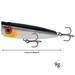 1pcs Floating Type 6.5cm 9g Yamamoto Hook Lure 3D Bionic Lure Floating Rock Bouncer Saltwater And Freshwater Fishing Lures_desvips.com