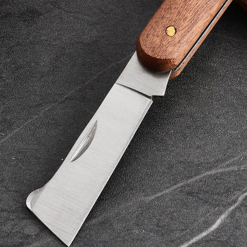 Grafting Kitchen Stainless Steel Folding Fruit Mini Electrician Knife Set_desvips.com