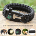 Survival Multifunctional 5-in-1 Outdoor Paracord Camping Adventure Seven-Core Bracelet_desvips.com