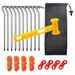 Cross-Border Question Mark 7-Type Aluminum Alloy Ground Pegs Camping Tent Canopy Accessories Windproof Rope_desvips.com