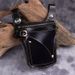 German Precision Men's Retro Harley Rider Waist Motorcycle Bag, Artistic And Casual Phone Bag_desvips.com