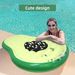 Inflatable Avocado Pool Float - Giant Lounge Chair For Adults (150cm Heavy-Duty PVC Comfortable Backrest Summer Party Essential)_desvips.com