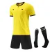 New Arival Football Judge Uniforms Clothing Professional Compeon Soccer Referee Jerseys Kit With Zipper_desvips.com