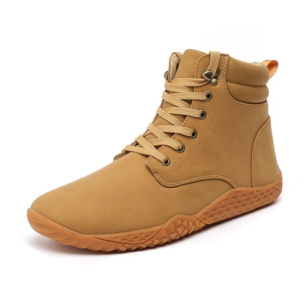 Barefoot Shoes Adult Cross-Trainer Toe Box Men's Wide Minimalist Zero Drop Sole Casual Knitting Walking Sneakers Large_desvips.com