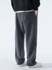 Winter Men's Sweatpants Korean Fashion Thick Warm Fleece Wide Leg Straight Loose Track Pants Male Casual Thermal Velvet_desvips.com