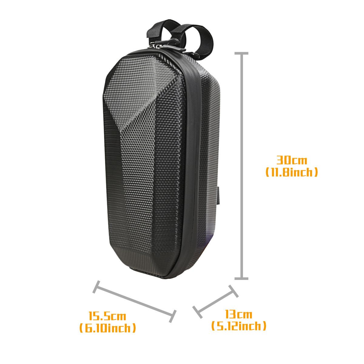 Electric scooter front bag hanging bag hard shell EVA enlarged waterproof folding bicycle balance handlebar first bag_desvips.com
