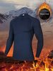 Outdoor Running Training Base Layer Thermal Underwear For Men, Fleece-Lined, Thickened, Tight-Fitting, Quick-Dry Sports_desvips.com