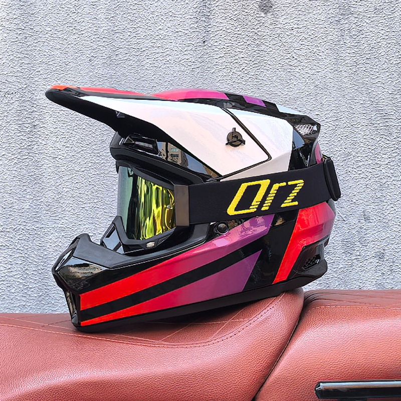 Electric Bike Helmet, Men's And Women's Rally Helmet, Mountain Bike Riding Downhill Helmet, Electric Car And Street Bike Full Face Helmet ORZ_desvips.com