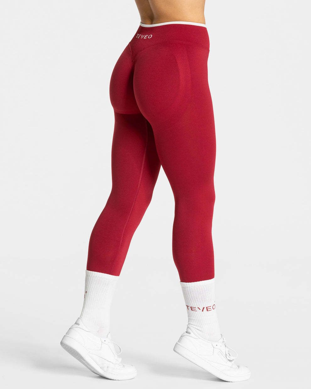 TEVEO Women's Running & Yoga Set: Quick-Dry Tight Sports Top + High-Waist Hip-Lift Pants_desvips.com