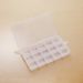 Small Fixed Integrated Buckle 15-Grid Transparent Plastic Jewelry Beads Medicine Fish Hook Screw Parts Storage Box_desvips.com