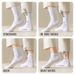 MiiOW 100% Pure Cotton Socks Men Business Dress White Black Long Deodorant Antibacterial Sports Running Short Sock_desvips.com