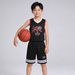 Branded OEM Children's Basketball Jersey Set Summer, Made Of Mesh Fabric, Breathable Training Wear, Customizable For_desvips.com
