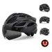New Magnetic Goggles Bicycle Breathable Adult Sports Road Mountain Bike Cycling Helmet_desvips.com