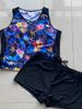 Boxers Two-piece Swimsuit Trend Printed Beach Swimsuit Set_desvips.com